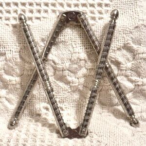 Two HMQ Vtg 1970's Retro Ornate Nut/ Crab Leg Crackers